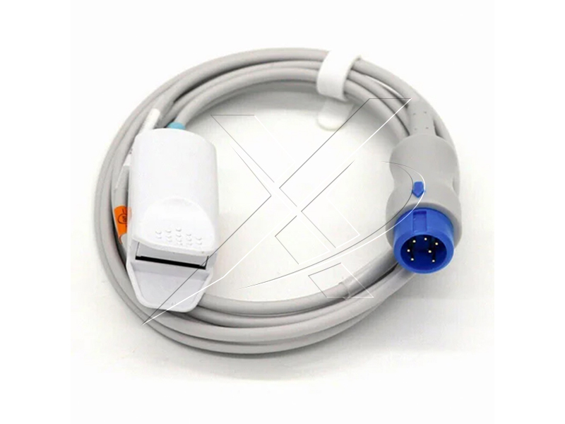 Compatible mindray T5 pediatric finger spo2 sensor ,round 7pin